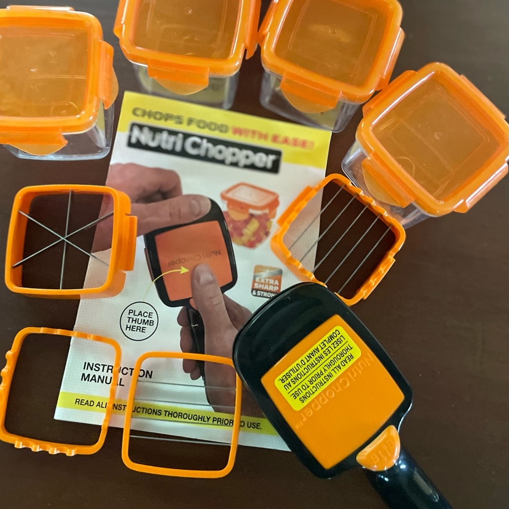 Brand New Nutrichopper -Eat Healthy in a Snap or Store the Veggies for Later Use